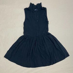 Little Black Dress Button Up